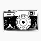 CAMERA 3" STICKER