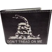 Don't Tread on Me Bi-Fold Vegan Leather Wallet