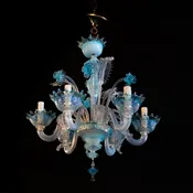 Blue Murano Chandelier