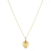 16" Necklace Gold - Love Plush Small Gold Charm