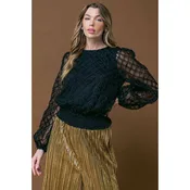 A solid textured woven top by, Flying Tomato