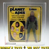 1975 MEGO Planet of the Apes Series 2 / 1st Issue Card Galen Type 1 Body Action Figure AFA 70+ EX+ (C70 B75 F85) #19176008