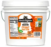 Creamy Natural Peanut Butter Bucket - Unsalted - 9 lbs