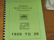 1926-1928 Buick Fisher Body Manual