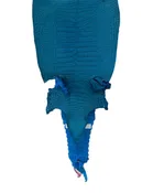25 cm Grade 2/3 Ultramarine Matte Farm-Raised American Alligator Leather - Tag: FL21-0024651