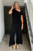 Bella Notte Italian Silk Slit Pants