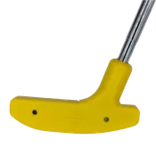 24″ Urethane Putter Black Grip YELLOW Head