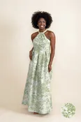Abby Bodice with Dahlia Skirt in Garden Flora