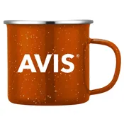 16oz Speckled Enamel Mug with Stainless Steel Rim