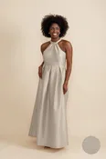Abby Bodice with Dahlia Skirt Long in Drapey Bengaline