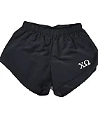 Chi Omega Black Shorts