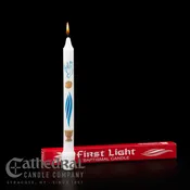 First Light Baptismal Candles — Meliora Catholic Books, Gifts, Church Supplies