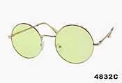 4832C - Classic Round Metal Wholesale Color Sunglasses