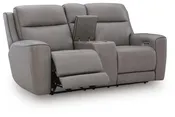 5Z-Comfort Power Reclining Loveseat with Console
