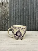 12 Oz. Stoneware Botanical Mugs