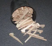 Wooden Pegs for Straw Blanket (bundle of 10)