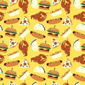 Paintbrush Studio Fabrics - Food Trucks Food