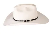 D. Moore Black Gator Sterling Buckle Hat Band — Montecristi Custom Hat Works