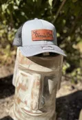 Richardson 112 Adjustable Trucker Cap in Heather Gray/Black