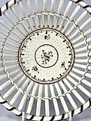 18th Century Wedgwood Creamware Bowl with English Strapwork Design Circa 1780