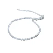 10′ Seachoice 3-Strand Twisted Nylon Dock LineWhite
