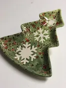Christmas Tree Plate