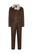 Biker Jumpsuit | Brown