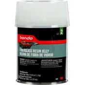 Bondo BOND432 Fiberglass Resin Jelly, 1 qt Can, Solid, Pungent Organic