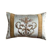 Antique Ottoman Empire Raised Gold Embroidery (#E042926A&B | 13 x 19")