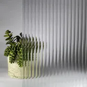 1/2" Reeded Low Iron