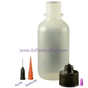 0.5 oz Luer Lock Bottle & Tips Set for Glitter Tattoos