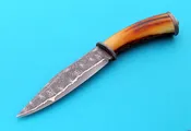 HANK KNICKMEYER FORGED MOSAIC DAMASCUS HUNTER
