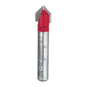90 Degree V-Groove Router Bit - 1/4" SH