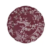 Albertine Prune    Charger 11.5'' Colored Background