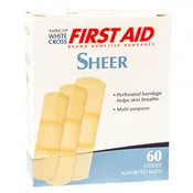 Adhesive Bandages – Variety of Sizes – 60 Count
