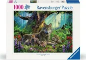 1000 Piece Puzzle, Wolves in the Forest