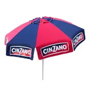 8 ft Cinzano Deluxe Beach and Patio Umbrella with Storage Bag