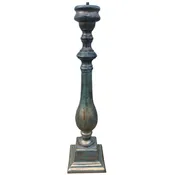Cast Aluminum Spindle Pedestal, 22" Ht, Rome #B30-V