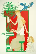 Philippe Noyer – Les Petites Filles aux Piano – Signed Lithograph