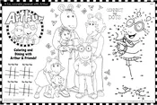 Arthur™ 2 Coloring Placemat – Double Sided 12 x 18
