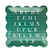 Alphabet Paper Plate