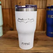 WHITE RTIC TUMBLER