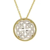 14kt Gold Vermeil Celtic Knot Necklace