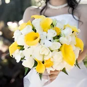 200 Rose and 50 Mini Calla Lily DIY Wedding Flower Kit