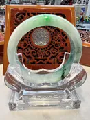 Real Jade Bangle #704904, Size: 58mm