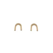 Arch Stud Earrings in Gold-Filled