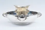 Large English Sheffield Silver Plated Champagne Cooler with Removable Ice Bucket — LA MAISON SUPREME