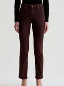 AG Jeans Mari Mid Rise Slim Straight in Coffee