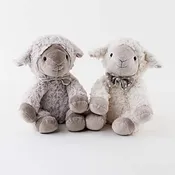 1 Plush Lamb with Bow tie-Random Color pic