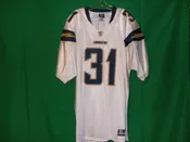 NFL Los Angeles Chargers  Reebok on Field Authentic Game Jersey CROMARTIE 31